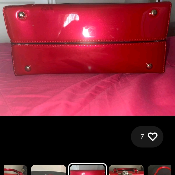 Red Designer Handbag - Picture 6 of 6
